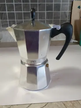 06857 Gat 1 Cup Moka Express Stovetop Espresso Coffee Maker Pot Latte 6 Ounce