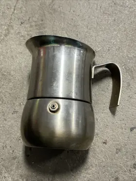 Inox18-10 Gb - Guido Bergna 005423000622 Italian Vtg Kitty Espresso Coffee Maker Moka Pot Stainless 4 2 Cups