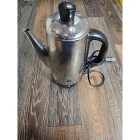 106838r Ge General Electric Percolator Coffee Maker Stainless Steel 950w Vintage