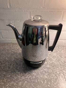 Ge G4p12 General Electric 8 Cup Automatic Percolator Coffee Pot New