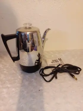 36p12 General Electric Vintage G.e. Automatic Coffee Maker / Percolator 10-cup