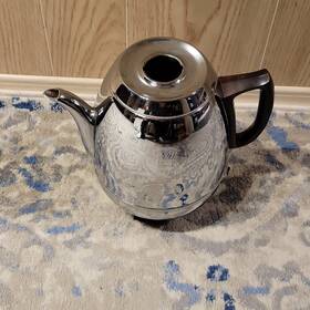 General Electric 83p30 Automatic Percolator Coffee Silver Vintage