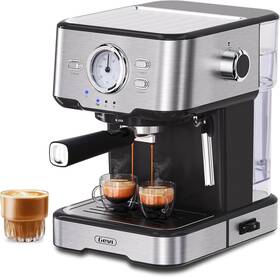 Gevi Gecme403l-u Espresso Machine High Pressure Compact Super Automatic Bronze Silver