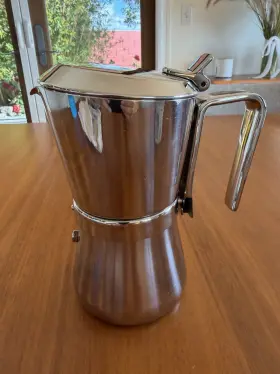 3006010 Giannina 6cup Restyled Stainlesssteel Stovetop Espresso Made In Italy.used
