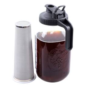 Gmsweet 736961858748 Cold Brew Mason Jar Coffee Maker 64 Oz Wide Mouth Pit