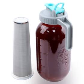 Gmsweet 747749187912 Mason Jar Cold Brew Coffee Maker 64 Oz 2 Quart Wide Mouth Pitcher