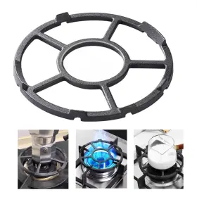 Gocoffun 726634959063 Cast Iron Wok Support Ring Non Slip Gas Reducer For Moka Pot Coffee Sma