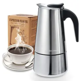 Godmorn 247910173521 Stovetop Espresso Maker Moka Pot Italian Coffee 450ml/15oz/9 Cup Esp