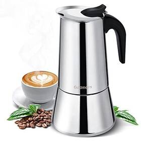 Godmorn 752692650000 Stovetop Espresso Maker Moka Pot Percolator Italian Coffee 6