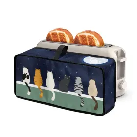 Gon-ysfe2989czc194 Goncariar Cover For 2 Slice Slim Toaster Funny Cat
