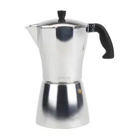 Goodcook 076753066822 Koffe 12-cup Aluminum Stovetop Moka Pot Espresso Maker Silver