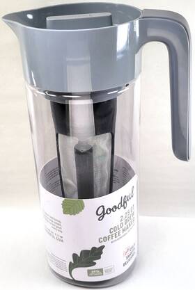 Goodful Gfa12-1001 Cold Brew Coffee Maker Pitcher 2.25 Quart 72 Oz