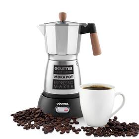 Gourmia Gmp1460 Electric Moka Pot 3 Or 6 Shot Espresso Maker With Reduction Sieve