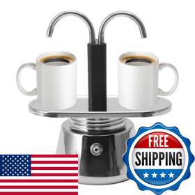 Gowenic B0bjdp7d95 2 Cup Stovetop Espresso Maker Pot Classic Italian Coffee