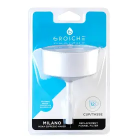 Grosche 627982004538 Replacement Funnel Filter For Milano Moka Pot 12 Cup Stovetop Espresso Maker