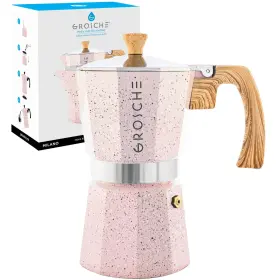 Grosche 627982004644 Milano Moka Stovetop Espresso Maker Greca Coffee C