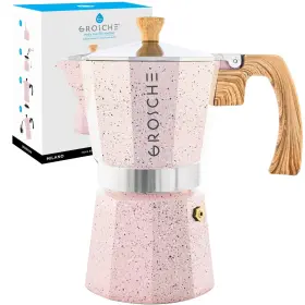 Grosche 627982004651 Milano Moka Pot Stovetop Espresso Maker Greca Coffee C