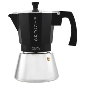 9634 Grosche 627982570002 Milano Induction Stovetop Espresso 9cup Stainless Steel Coffeemaker