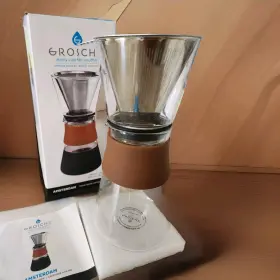 Grosche 682858075289 Amsterdam 850 Ml 28.7 Oz Pour Over Coffee Maker Nib