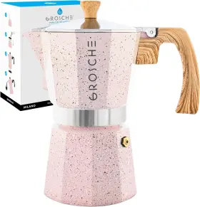 Grosche 705353580918 Milano Moka Pot Stovetop Espresso Maker Greca Coffee C