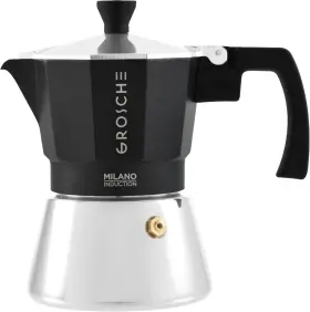 Grosche 711181759907 Milano Induction Stovetop Espresso Maker Moka Pot For Greca