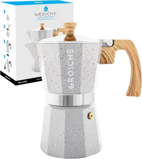Grosche 711181821154 Milano Moka Pot Stovetop Espresso Maker Greca Coffee C