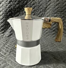 Grosche Gr-325 Milano Stovetop Espresso Maker Moka Pot 3 Cup - 5oz