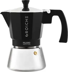 Grosche Milano Es3 Induction Stovetop Espresso Maker Moka Pot For Greca