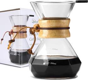 Gsform Zsmp-1 Pour Over Coffee Maker With Stainless Steel Filter Borosilicate Glass Ca