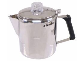 Gsi Outdoors Gsi28mv Camping Coffee Percolator - Stainless Steel 6 Cups