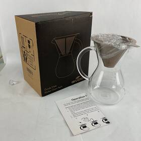 Gvode G1710 Pour Over Coffee Maker With Reusable Stainless Steel Mesh Filter 27 Ounce