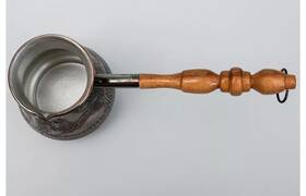 Halil Efendi 607087210016 Armenian Turkish Coffee Pot Maker Cezve Ibrik Jezve Turka 14 Oz 400 Ml