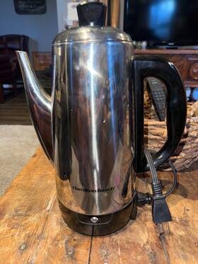 Hamilton Beach D4302bv 12-cup Electric Percolator Coffee Pot Stainless Steel Wor