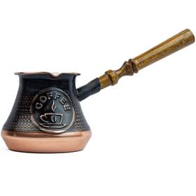 Handcraftoria 759627587639 Handmade Copper Coffee Pot 7 Fl Oz Armenian Turkish Greek Cezve Ibrik