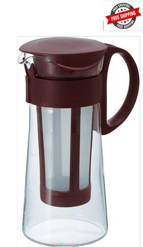 Hario 791769432033 Mizudashi Cold Brew Coffee Pot 600 Ml Brown