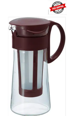 Hario 791769432033 Mizudashi Cold Brew Coffee Pot 600 Ml Brown