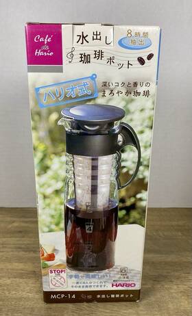 Hario 977642363410 Mizudashi Cold Brew Coffee Glass Pot Maker 1000ml Black