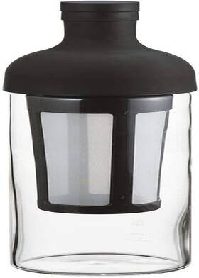 Hario Fic-70-b Cold Brew Coffee Wine Bottle 650ml Black