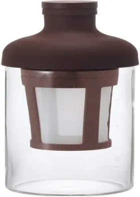 Fic70cbr Hario Cold Brew Coffee Wine Bottle 650ml Brown