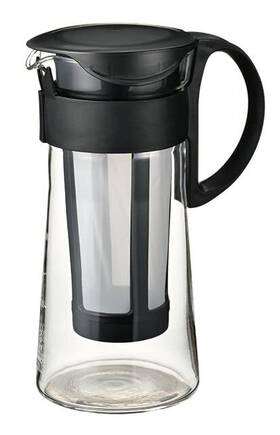 Hario Mcpn-7-b 600ml Black Cold Brew Coffee Pitcher Dishwasher Safe Easy Clean Lead Free