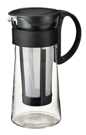 Mcpn-7-b Hario 600ml Black Cold Brew Coffee Pitcher Dishwasher Safe Easy Clean Lead Free