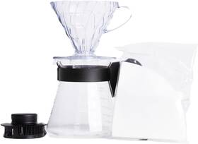 Hario Vcsd02bex V60 Pour Over Coffee Starter Set Size 02 Black