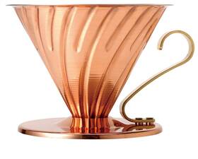 Hario Vdpr-02cp Professional Copper Coffee Maker Dripper Lightweight Durable Thermal Conducti