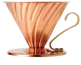 Vdpr-02cp Hario Professional Copper Coffee Maker Dripper Lightweight Durable Thermal Conducti