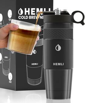 Hemli Cbn1 New - Nitro Cold Brew Coffee Maker 12 Oz Ceramic-lined Tritan