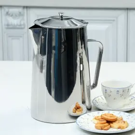 Kpl17500 Hia Large Serving 18/10 Stainless Steel Mirror Finsih Coffee Pot 169 Oz
