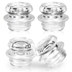 Hq-kfhblg-4 Hikio 4pcs Coffee Percolator Glass Top Replacements Compatible 1.5inch Transparent