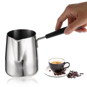 656964 Hofurme Turkish Coffee Pot Stainless Steel Milk And Warmer Greek Arabic Coff
