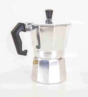 Home Basics 857198003272 5 Oz Aluminum Espresso Maker 3 Cup