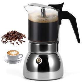 Houkiper Ha-cof-001 Stovetop Espresso Maker 4cup 200ml Stainless Steel Italian Coffee M
